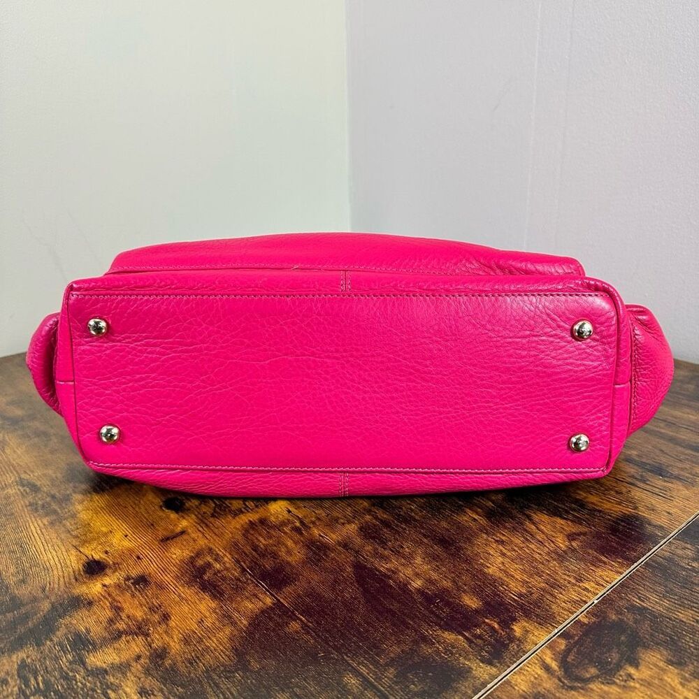 Jimmy Choo Hot Pink Leather Shoulder Bag - Picture 11 of 16